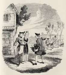 Der Ritter und die Dame, aus 